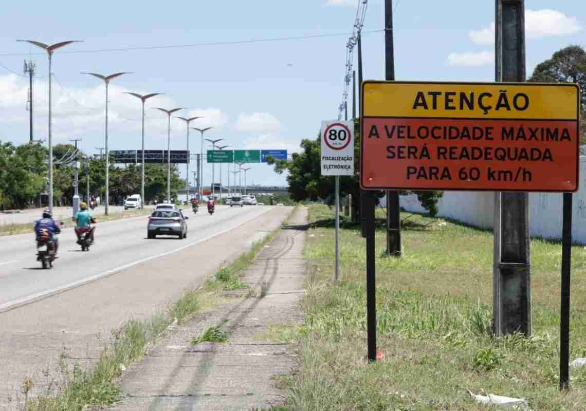 Detran-CE reduz velocidade na Avenida do Aeroporto para aumentar segurança